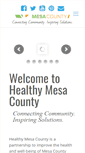 Mobile Screenshot of healthymesacounty.org