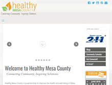 Tablet Screenshot of healthymesacounty.org